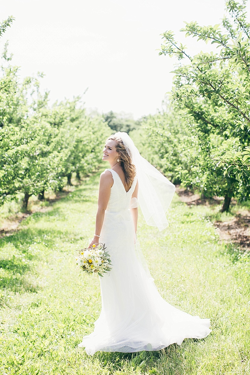 rachael osborn photography // sterling, il and chicagoland wedding photography // royal oaks apple orchard harvard, il wedding 