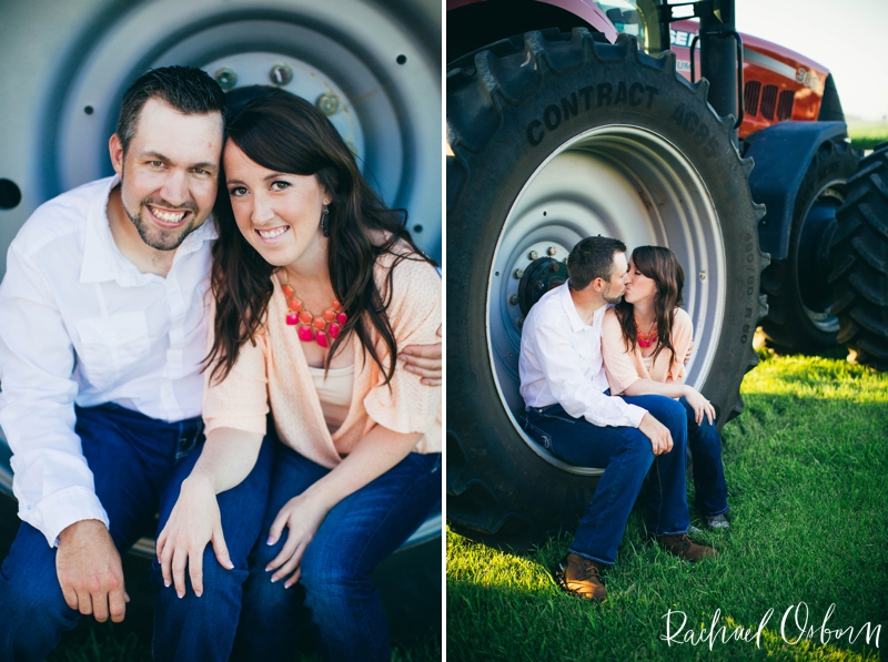 Rachael Osborn Photography // Northern Illinois and Chicago Engagement and Wedding Photography  // Farm Theme Engagement Session