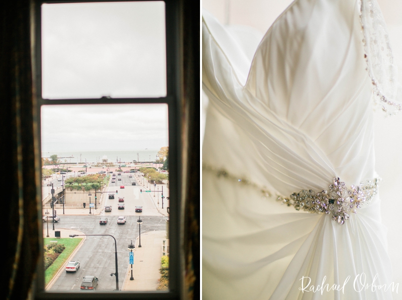 © Rachael Osborn Photography // Romantic Downtown Chicago Wedding // Congress Plaza Hotel