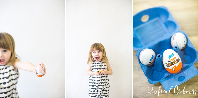 Kinder Eggs! + Ten Tips for Photographing Toddlers // © Rachael Osborn Photography, a Sterling, IL, Chicago, and Midwest Lifestyle and Wedding Photographer 