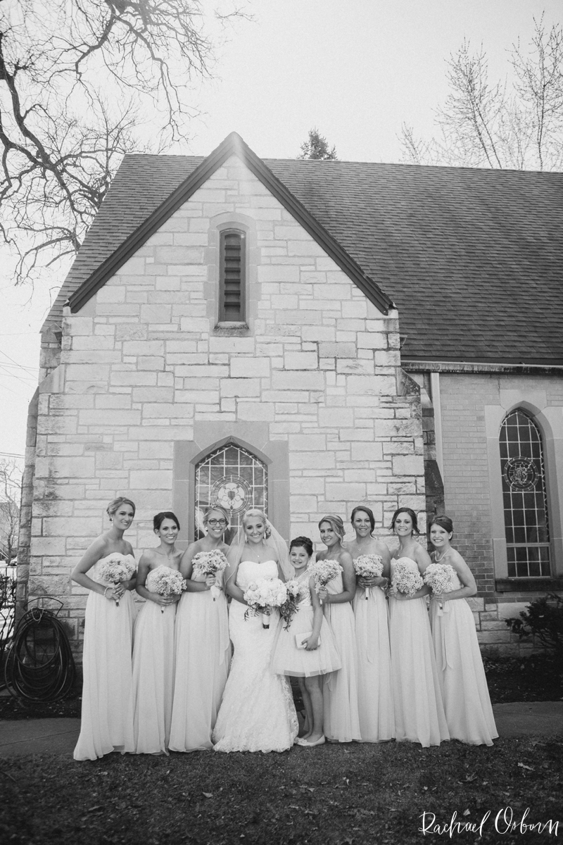 Bride and Her Girls // Chicago, Illinois Fine Art Wedding Photography // © www.rachaelosbornphotography.com