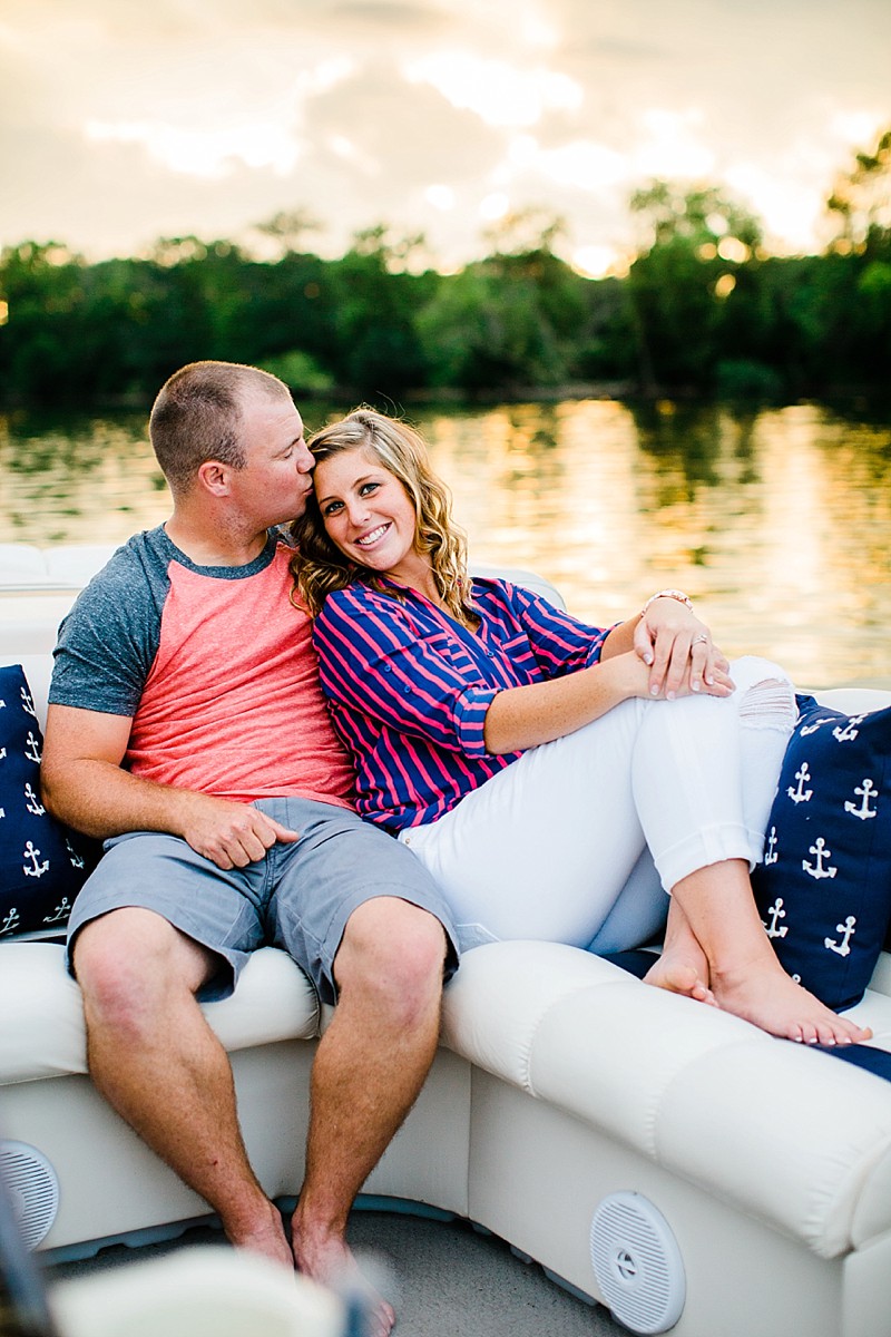 Dixon, Il Nautical Boating Themed Engagement Session on the Rock River by © www.rachaelosborn.com midwest and destination wedding and engagement photographer 
