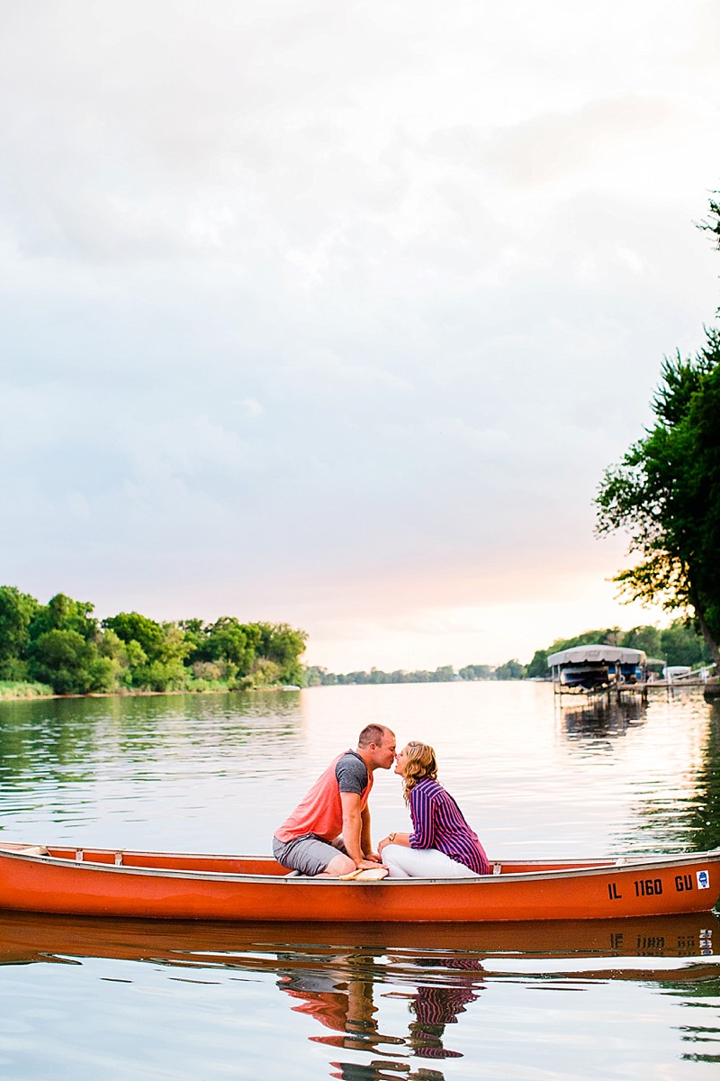 Dixon, Il Nautical Boating Themed Engagement Session on the Rock River by © www.rachaelosborn.com midwest and destination wedding and engagement photographer 