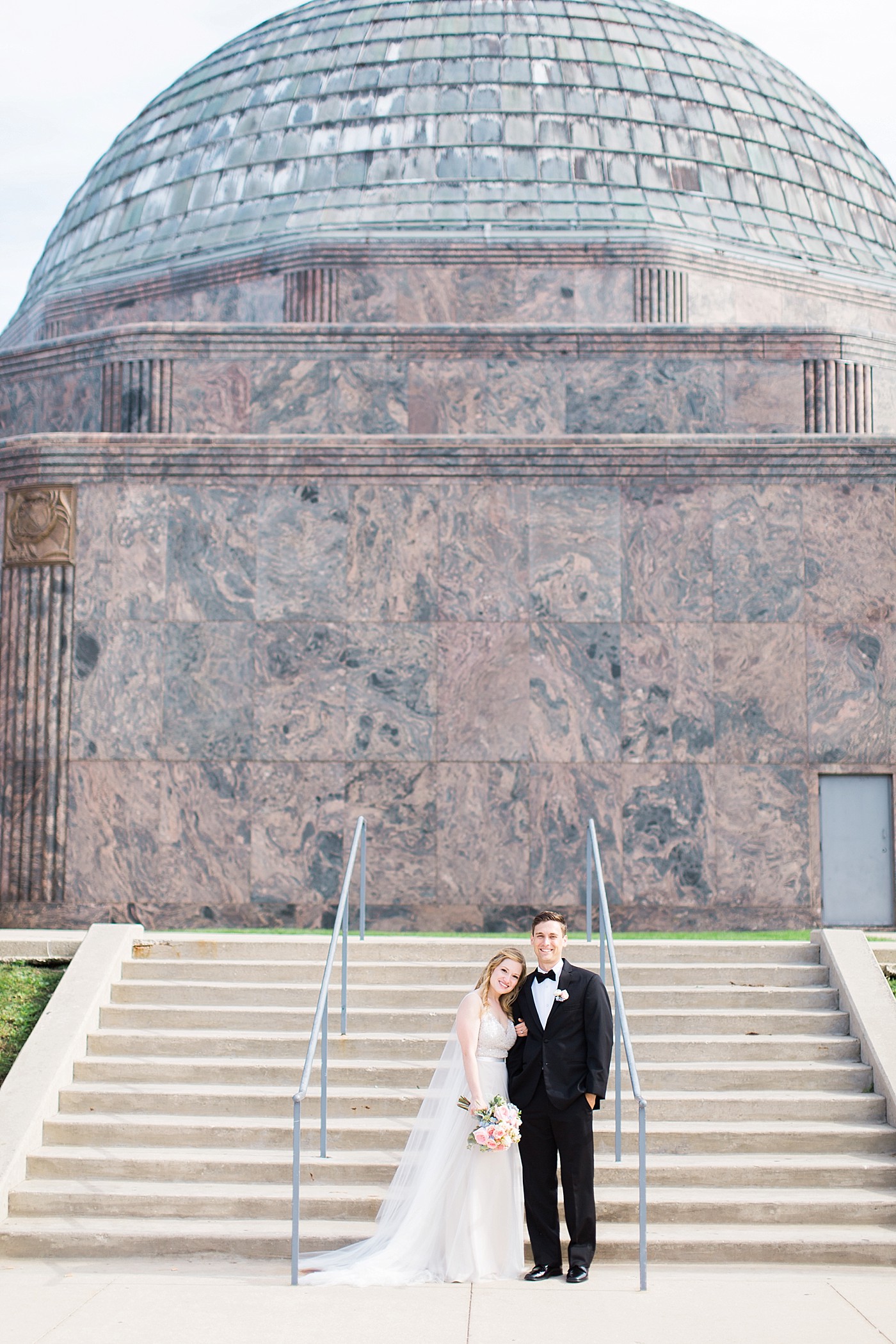 Adler Planetarium Chicago Wedding Photography