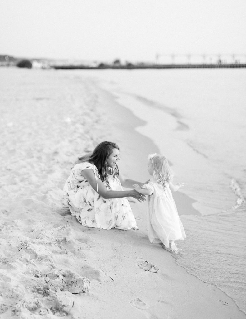 Beach Family Photography in South Haven, Michigan by Rachael Osborn