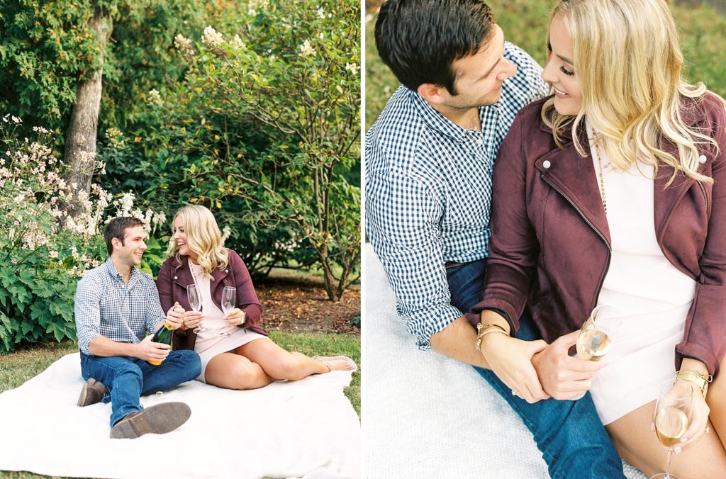 relaxed at home engagement session in Chicago suburbs by Rachael Osborn Photography