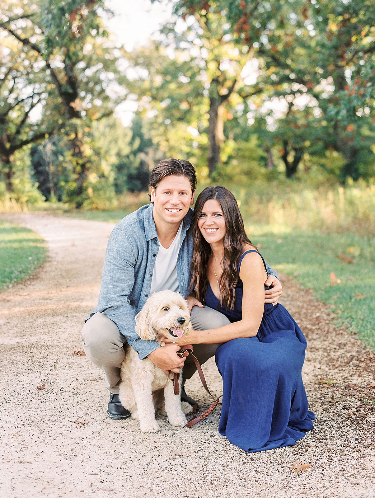 Engagement Session with dog